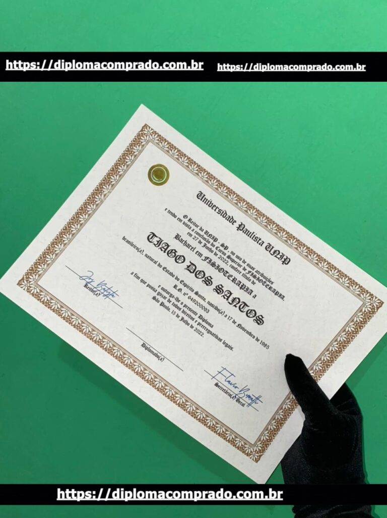 Comprar Diploma de universidade, concluir ensino superior