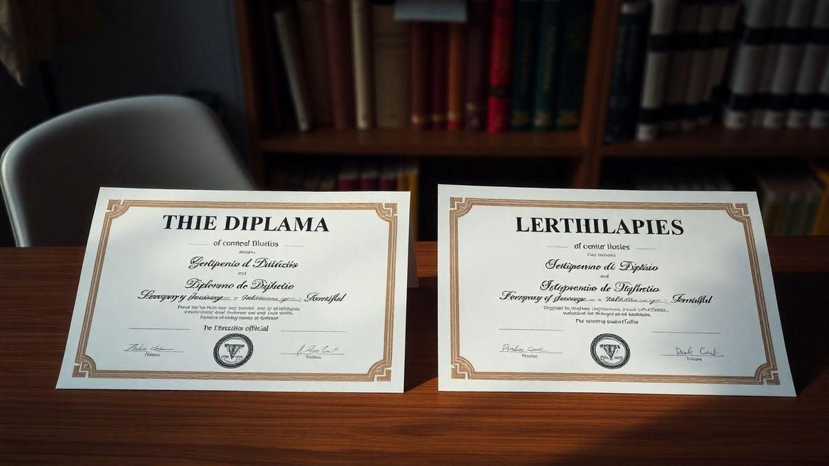Diferenças entre Diplomas Falsos e Reconhecidos Diferenças entre Diplomas Falsos e Reconhecidos